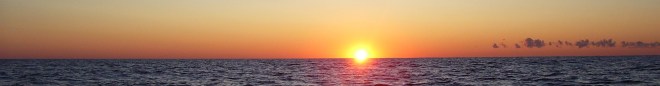 Lake Michigan Sunrise Horizon