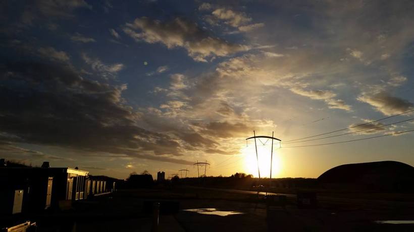 Photo by Tyler Drendel - Sunset at Fermi Lab